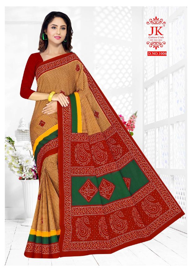 Jk Vaishali Special Edition 1 Fancy Casual Daily Wear Cotton Saree Collection